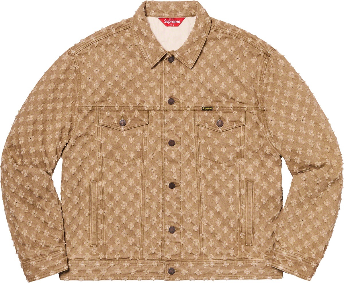 Hole Punch Denim Trucker Jacket view 10